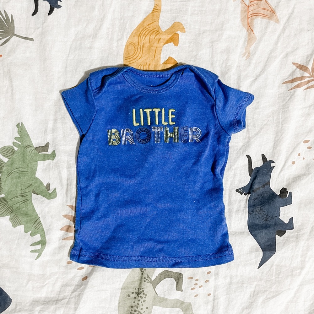 Little brother newborn shirt